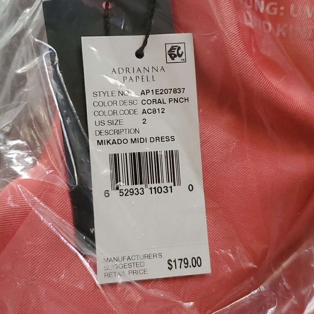 Adrianna Pappell Mikado Midi Dress - Picture 3 of 3